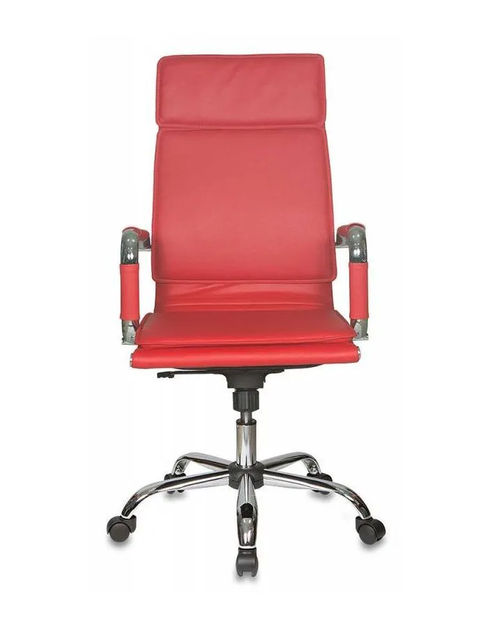 Кресло руководителя Бюрократ CH-993/red красный искусственная кожа - фото 6