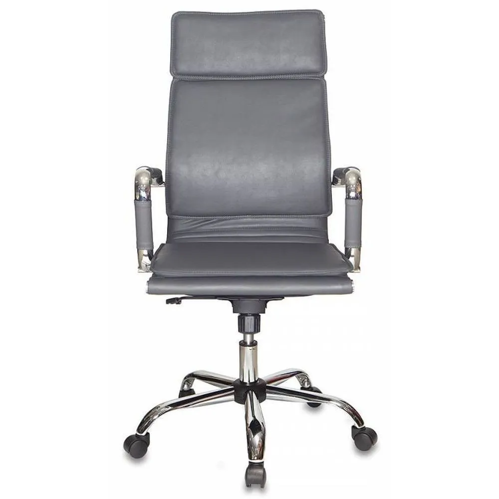 Кресло руководителя Бюрократ CH-993/grey серый искусственная кожа - фото 1