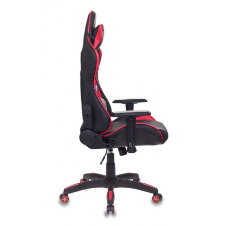 Кресло игровое Бюрократ CH-778/BL+RED черный/красный искусственная кожа - фото 3