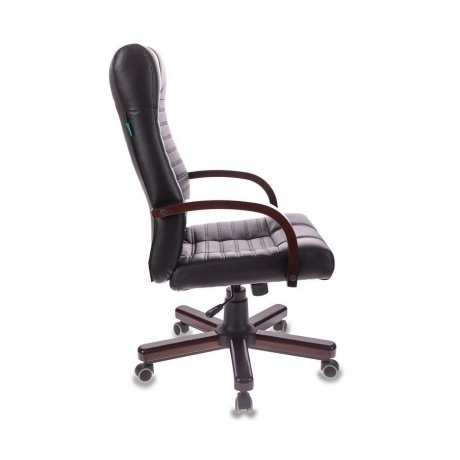 Кресло руководителя Бюрократ KB-10/WALNUT черный искусственная кожа - фото 4