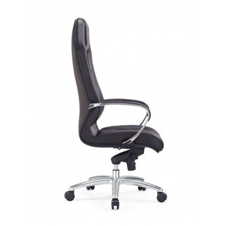 Кресло руководителя Бюрократ Aura/BLACK черный кожа - фото 3