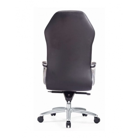 Кресло руководителя Бюрократ Aura/BLACK черный кожа - фото 4