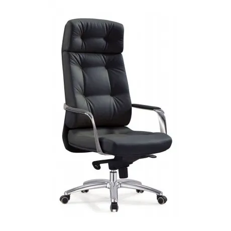 Кресло руководителя Бюрократ Dao/BLACK черный кожа