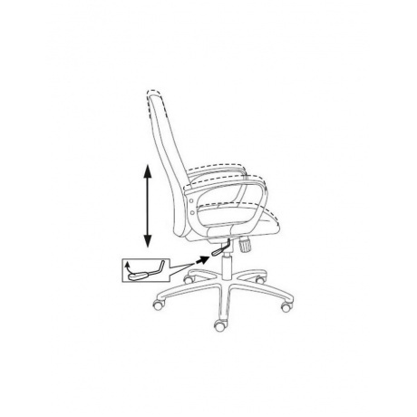 Кресло руководителя Бюрократ CH-808AXSN/G темно-серый - фото 9