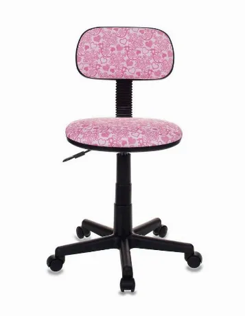 Кресло детское Бюрократ CH-201NX/HEARTS-PK розовый сердца Hearts...