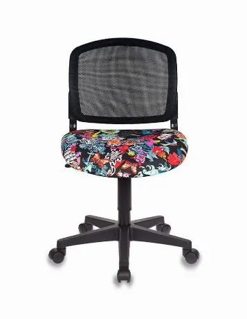 Кресло детское Бюрократ CH-296NX/TATTOO черный черепа Tattoo