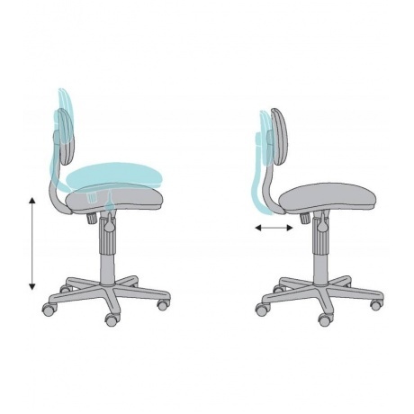 Кресло детское Бюрократ CH-W201NX/26-31 розовый - фото 5