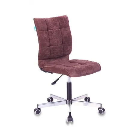 Кресло Бюрократ CH-330M/LT-10 без подлокотников темно-коричневый