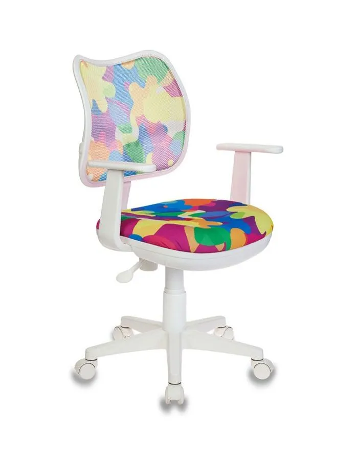 Кресло детское Бюрократ CH-W797/ABSTRACT мультиколор абстракция - фото 3
