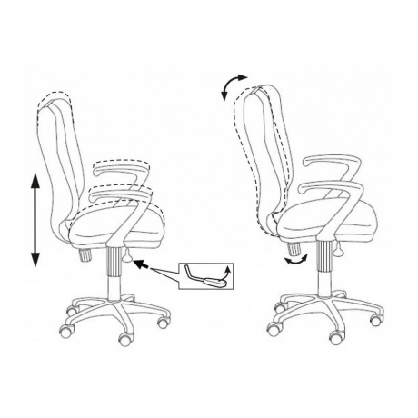 Кресло Бюрократ CH-540AXSN/26-28 черный - фото 4