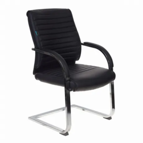 Кресло Бюрократ T-8010-LOW-V/BLACK черный искусственная кожа