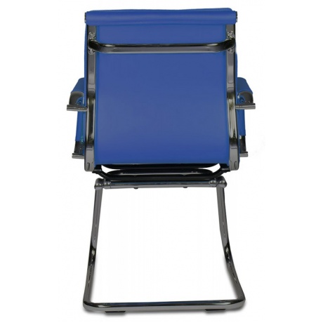Кресло Бюрократ CH-993-Low-V/blue синий искусственная кожа - фото 4