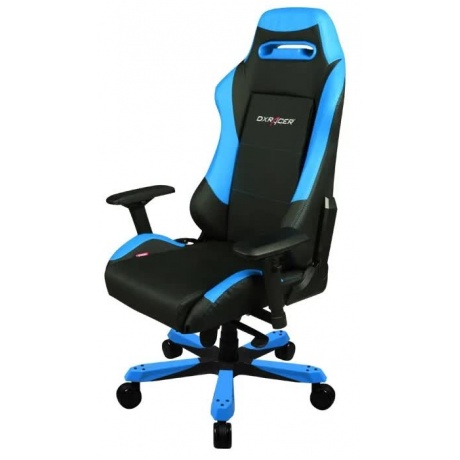 Кресло компьютерное DXRacer Iron чёрно-синее (OH/IS11/NB) - фото 1