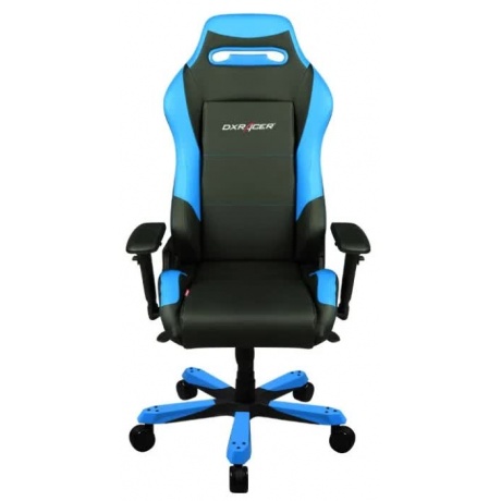 Кресло компьютерное DXRacer Iron чёрно-синее (OH/IS11/NB) - фото 2