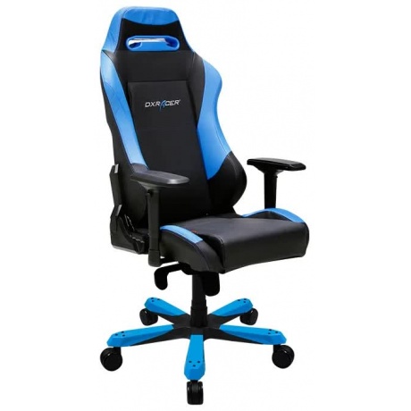 Кресло компьютерное DXRacer Iron чёрно-синее (OH/IS11/NB) - фото 3