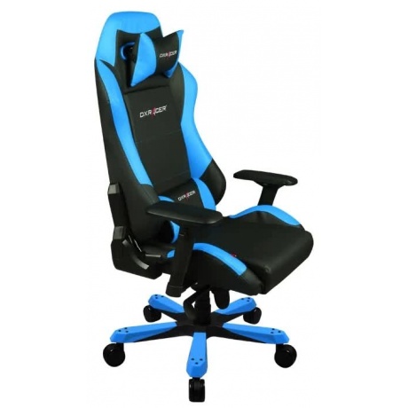 Кресло компьютерное DXRacer Iron чёрно-синее (OH/IS11/NB) - фото 4