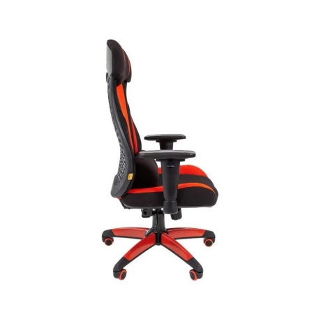 Компьютерное кресло Chairman game 14 чёрное/красное - фото 3