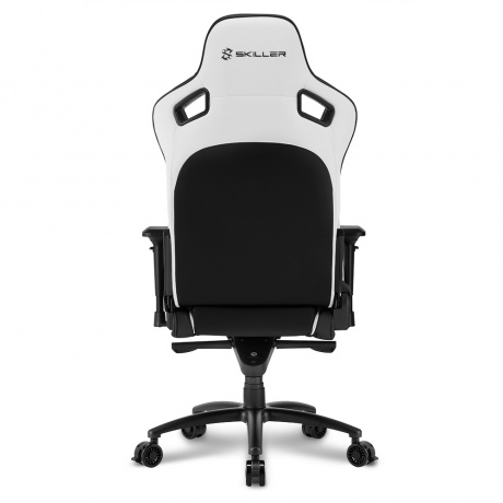 Компьютерное кресло Sharkoon Shark Skiller SGS4 чёрно-белое - фото 6