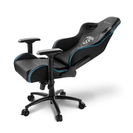 Компьютерное кресло Sharkoon Shark Skiller SGS4 чёрно-синее - фото 5