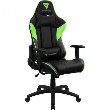 Кресло игровое ThunderX3 EC3-BG black/green (TX3-EC3BG) - фото 4