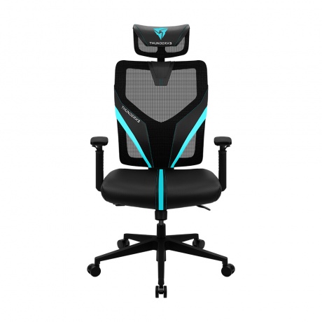 Кресло игровое ThunderX3 YAMA1-BC чёрно-голубое (TX3-YAMA1BC) - фото 2