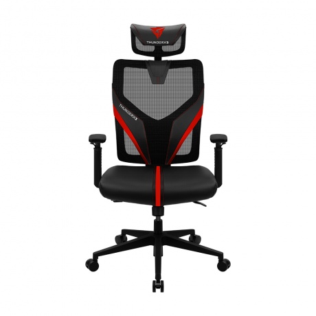 Кресло игровое ThunderX3 YAMA1-BR чёрно-красное (TX3-YAMA1BR) - фото 2