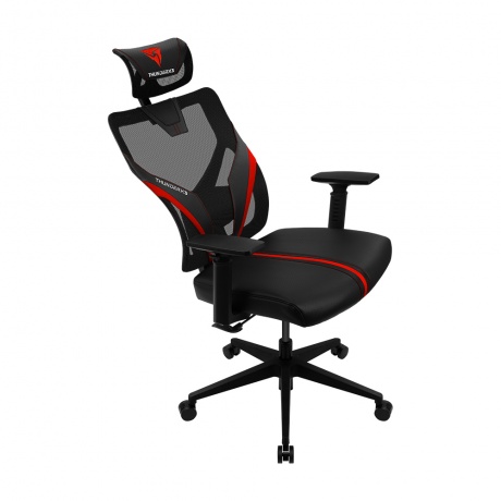 Кресло игровое ThunderX3 YAMA1-BR чёрно-красное (TX3-YAMA1BR) - фото 4
