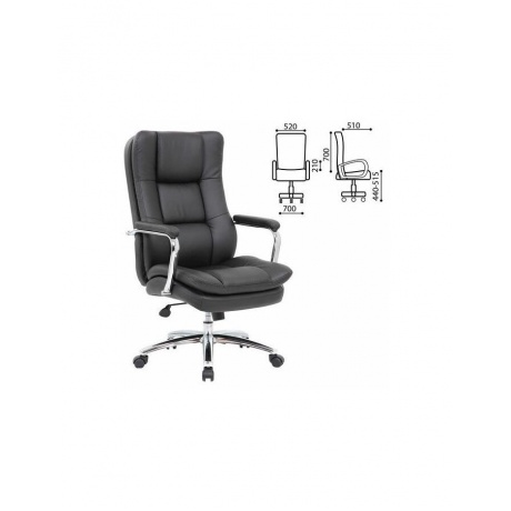 Компьютерное кресло Brabix Premium &quot;Amadeus EX-507&quot; черный - фото 1