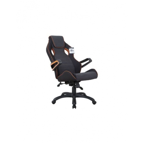 Кресло игровое Brabix &quot;Techno Pro GM-003&quot; черный/серый, вставки оранжевые - фото 2