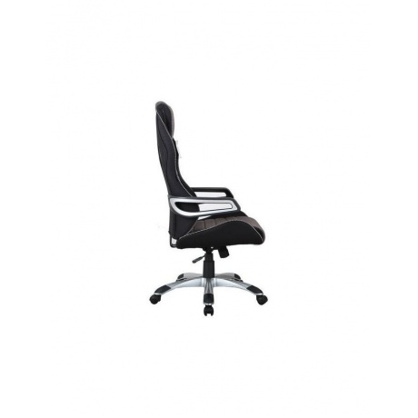 Компьютерное кресло Brabix &quot;Techno GM-002&quot; черный/серый, вставки белые - фото 2