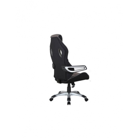Компьютерное кресло Brabix &quot;Techno GM-002&quot; черный/серый, вставки белые - фото 4