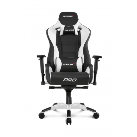 Кресло игровое AKRacing Pro (AK-PRO-WHITE) black/white - фото 1