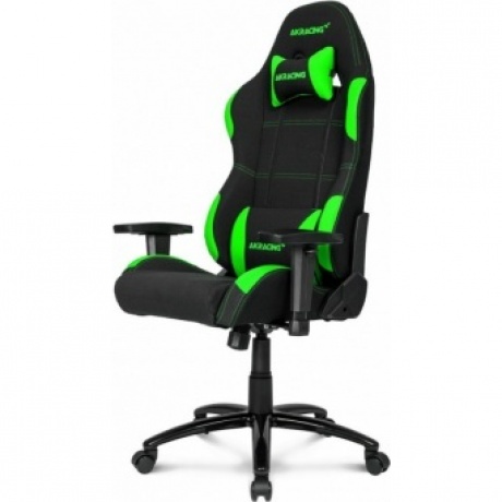Кресло игровое AKRACING K7012 черный/зеленый (AK-7012-BG)
