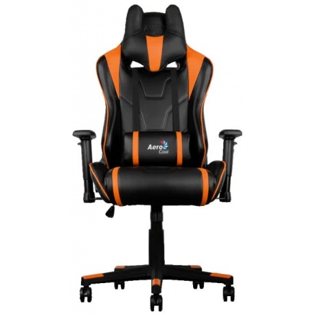 Кресло игровое Aerocool AC220 AIR-BO black/orange - фото 2