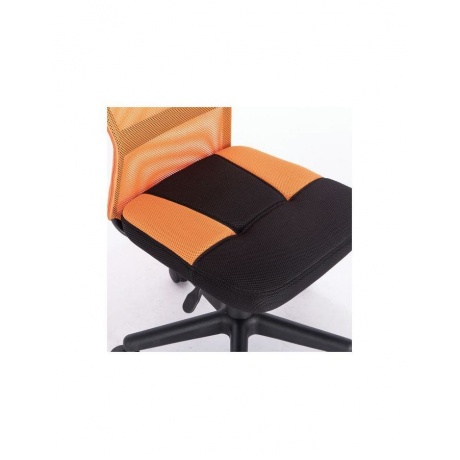 Кресло компактное Brabix Smart MG-313 черное/оранжевое - фото 6