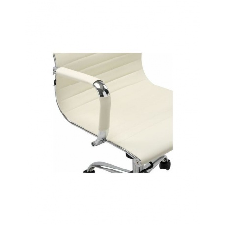 Кресло офисное BRABIX Energy EX-509 (рециклированная кожа хром бежевое) - фото 7