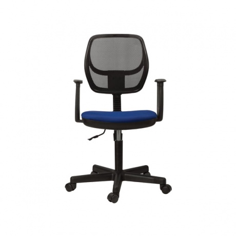 Кресло BRABIX Flip MG-305 (с подлокотниками комбинированное синее/черное TW) - фото 5
