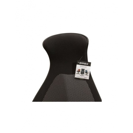 Компьютерное кресло Brabix Premium Genesis EX-517 (пластик черный ткань/экокожа/сетка черная) - фото 9