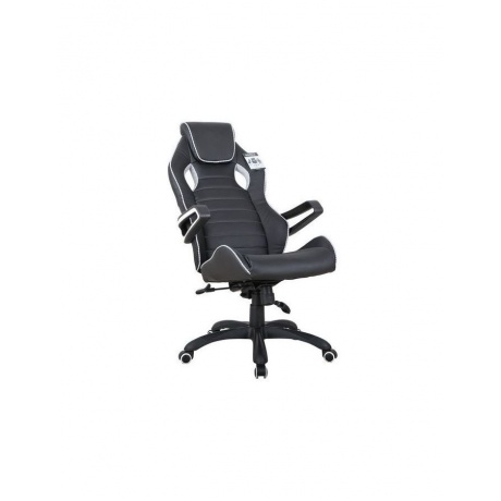 Компьютерное кресло BRABIX Techno Pro GM-003 (экокожа черное/серое вставки серые) - фото 2