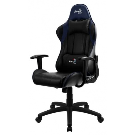 Кресло игровое Aerocool AC100 AIR black/blue [4718009155046] - фото 1