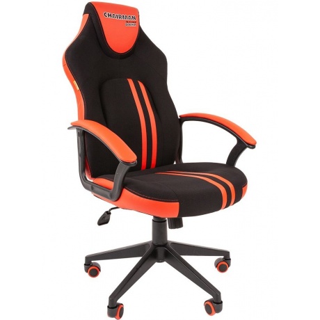Компьютерное кресло Chairman game 26 черный/красный - фото 1