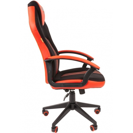 Компьютерное кресло Chairman game 26 черный/красный - фото 3