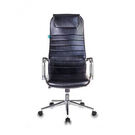 

Кресло руководителя Бюрократ KB-9N/ECO/BLACK черный искусственная кожа крестовина хром