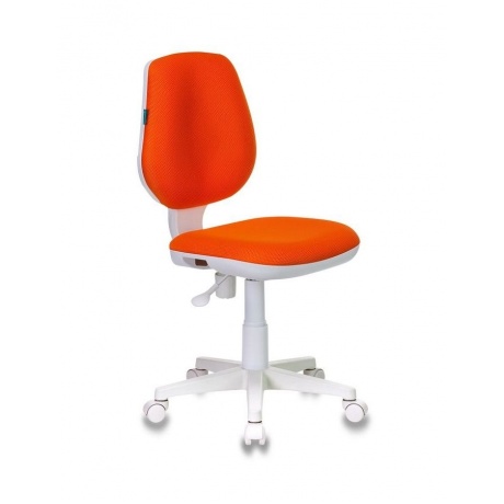 Кресло детское Бюрократ CH-W213/TW-96-1 оранжевый TW-96-1 (пластик белый) - фото 1