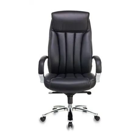 Кресло руководителя Бюрократ T-9922SL/BLACK черный кожа крестови...