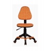 Кресло детское Бюрократ KD-4-F/GIRAFFE оранжевый жираф