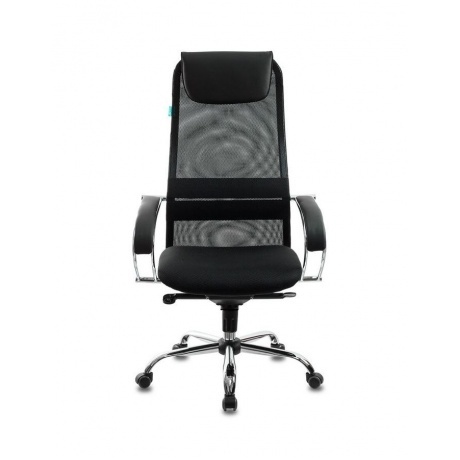 

Кресло руководителя Бюрократ CH-609SL/BLACK спинка сетка черный TW-01 TW-11 искусст.кожа/ткань крестовина хром