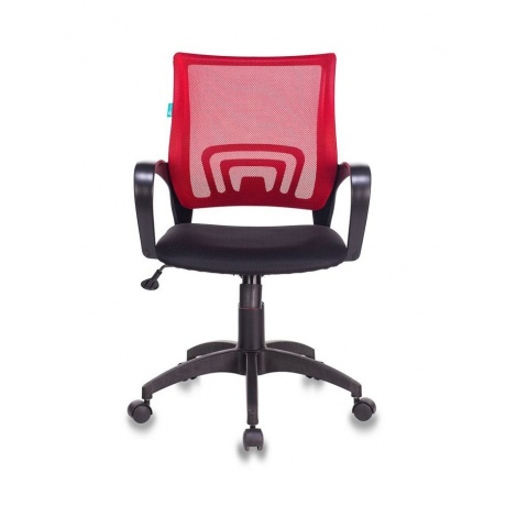 Кресло Бюрократ CH-695N/R/TW-11 спинка сетка красный TW-35N сиденье черный TW-11 - фото 3