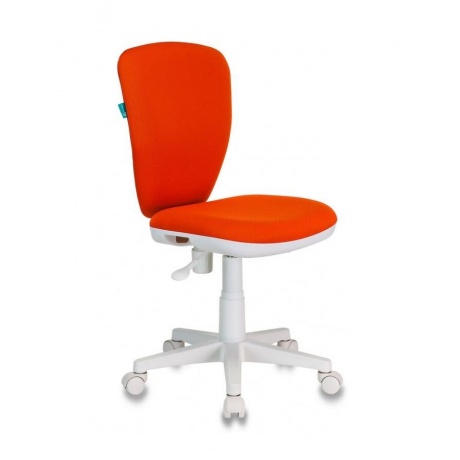 Кресло детское Бюрократ KD-W10/26-29-1 оранжевый 26-29-1 (пластик белый) - фото 1