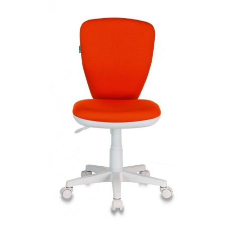Кресло детское Бюрократ KD-W10/26-29-1 оранжевый 26-29-1 (пластик белый) - фото 2